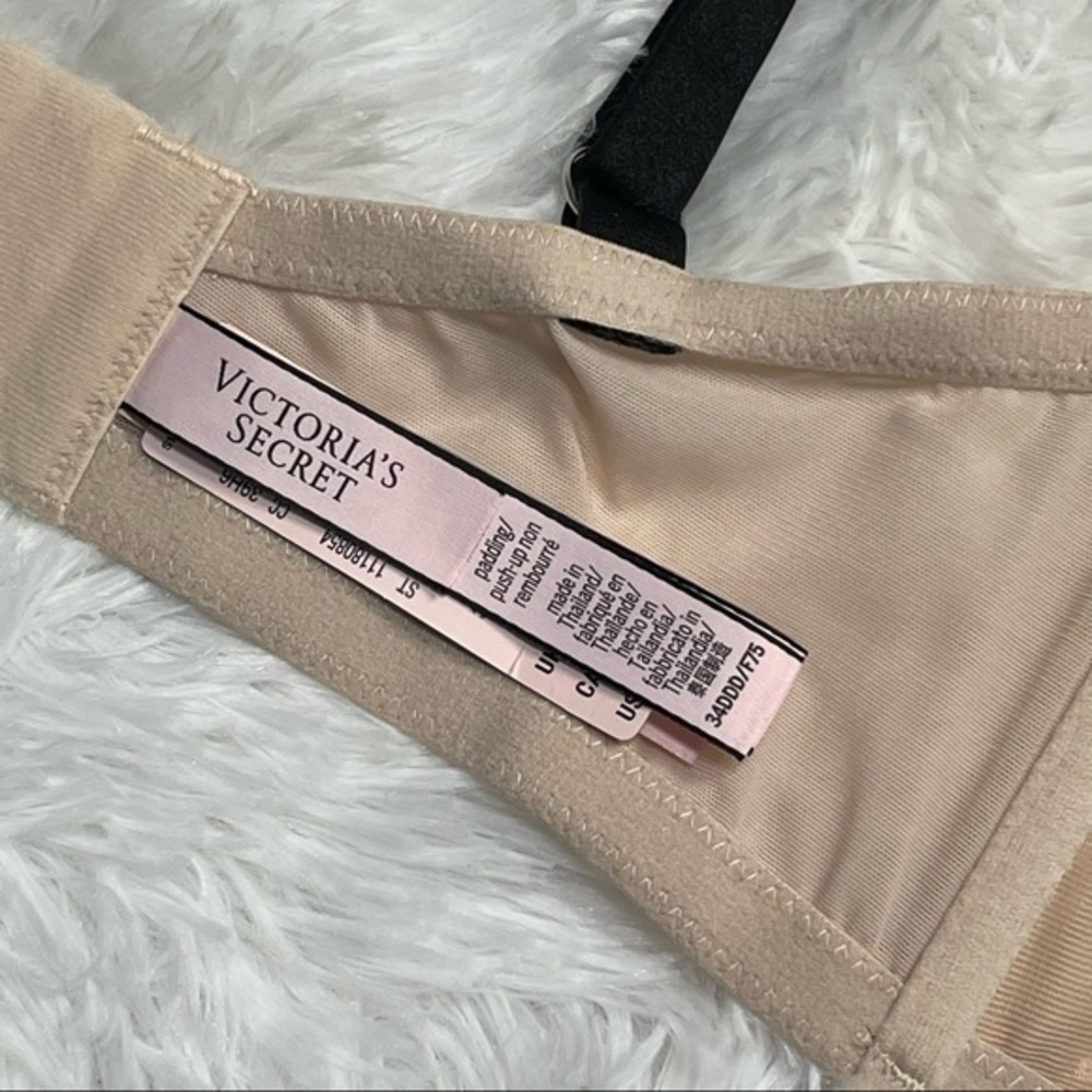 VICTORIAS SECRET Wicked Embellished Bow Bra 34DDD - Picture 10 of 11